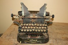 Rare Antique Oliver No. 3 Standard Visible Batwing Typewriter Serial No. 117601 thumbnail
