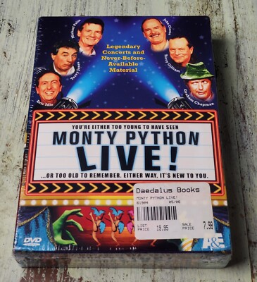NEW Monty Python Live (2001) DVD 2-Disc Set, US, Authentic Release