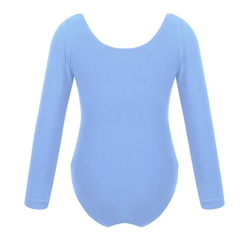 Girls Long Sleeve Ballet Dance Leotard Gymnastics Unitard Dancewear Costume - Picture 50 of 80