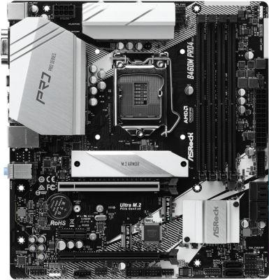 For ASROCK B460M Pro4 Motherboard LGA1151 DDR4 M-ATX Mainboard | eBay