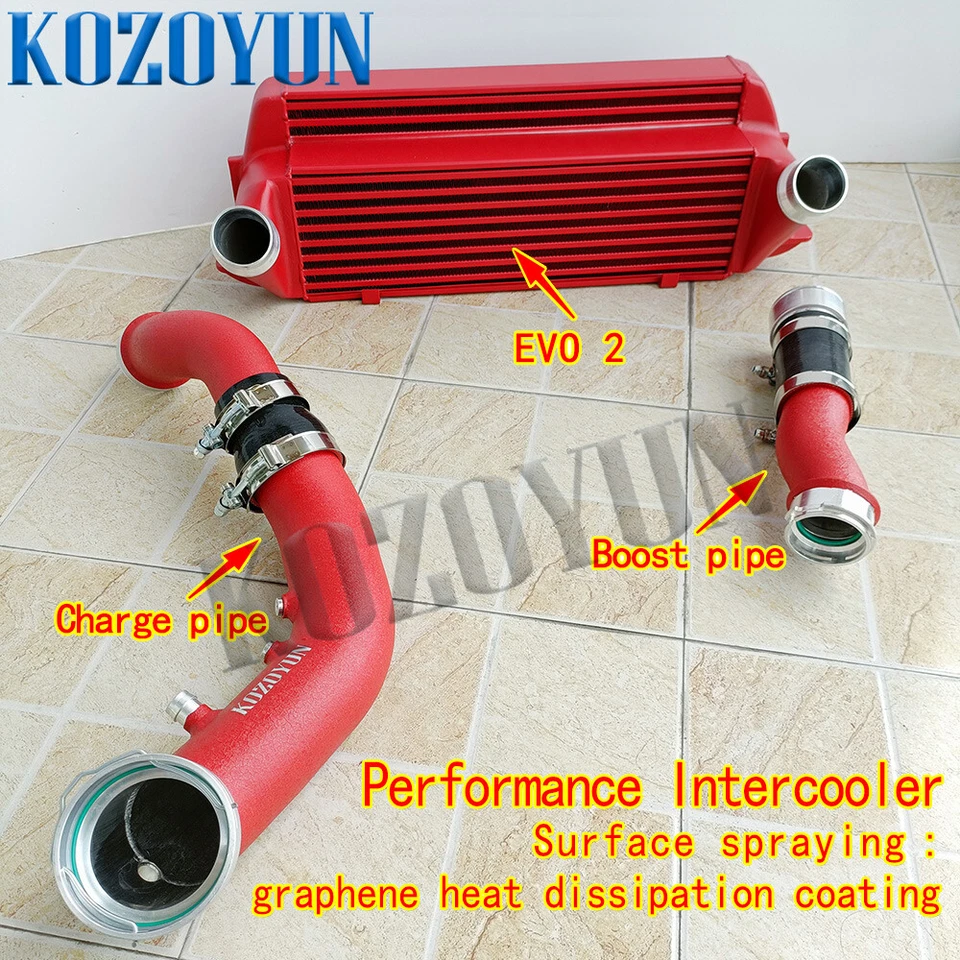 Kit de tubo de carga intercooler para BMW N55 M2 F87 M135i M235i 335i 435i F30 F31 F32 Foto 3 de 4