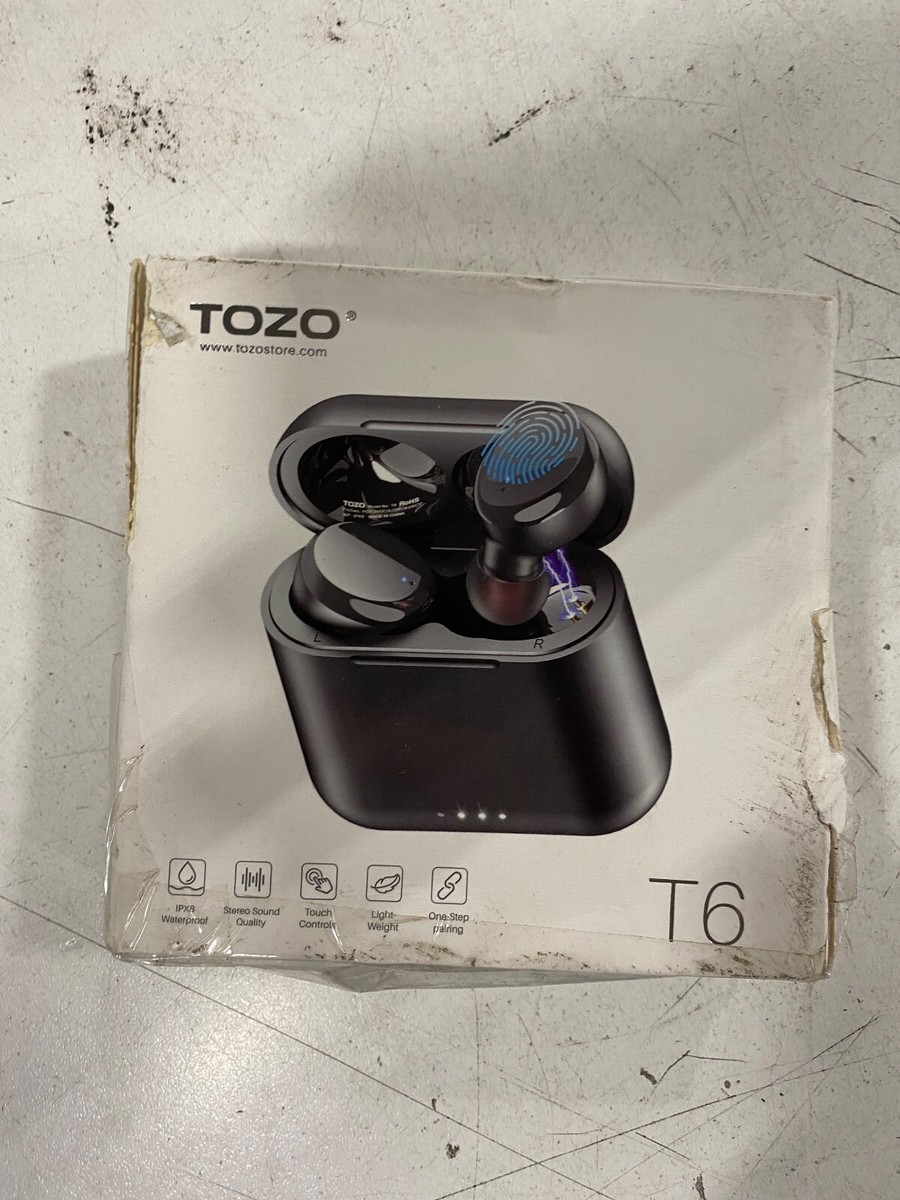 TOZO T1117 T6 True Wireless Stereo Headphones Black