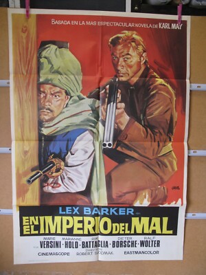 A8444 EN EL IMPERIO DEL MAL LEX BARKER KARL MAY