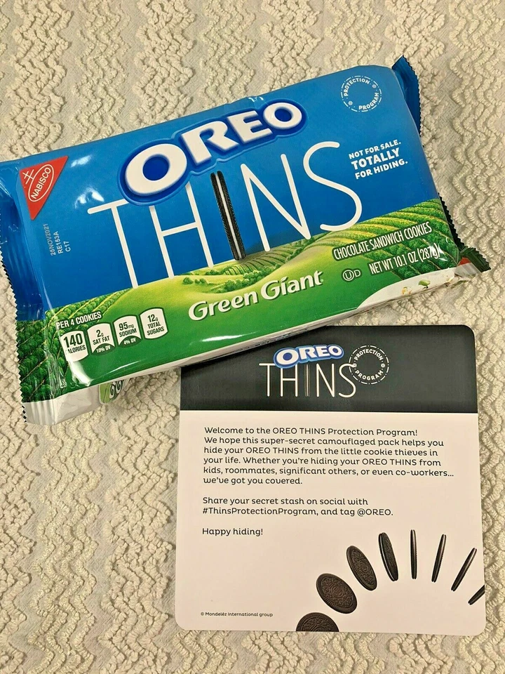 OREO THINS LIMITED EDITION 1/3000 Camouflage Green Giant NEW! PROMO!  - Image 2 of 4
