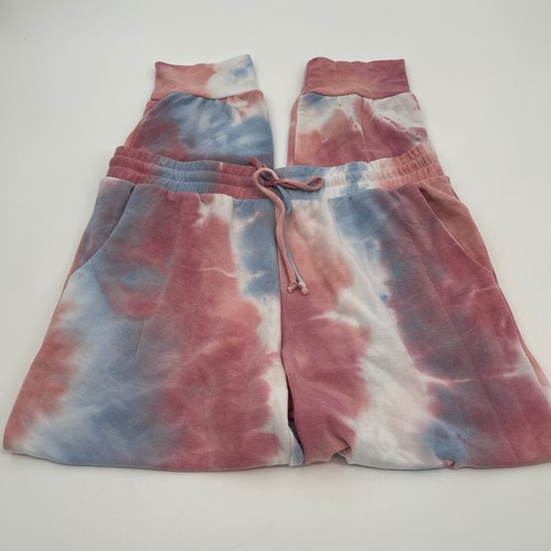 Mia & Tess Womens Joggers XL Casual Elastic Waist Pink Pockets Lounge New Blue - Picture 4 of 12