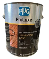PPG ProLuxe 23 Top Coat RE Wood Finish, Natural Oak 005 SIK43005 (1 Gallon)