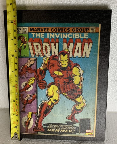 Marvel Comics The Invincible Iron Man #126 canvas wall art 6.5" x 8.5” - Picture 6 of 7