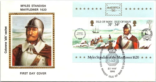 Isle of Man FDC 1986 - 100th Anniv Ramsey Coastguard - Ramsey - F29070
