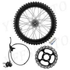 70/100-19'' Wheel Tire Rim Disc Rotor Brake Assembly for 200cc 250cc SSR SDG KLX