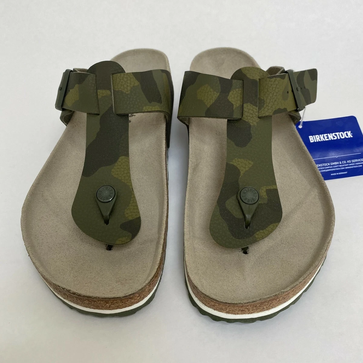 New w o Box Birkenstock Medina Desert Soil Camouflage Green