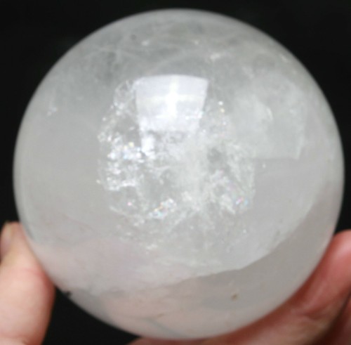 BOLA DE ESFERA DE CRISTAL DE CUARZO TRANSPARENTE NATURAL 818G CURACIÓN 1 - Imagen 5 de 7