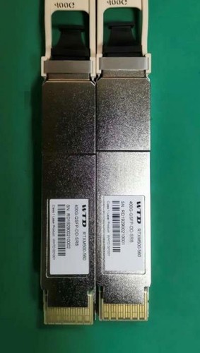 WTD 400G-QSFP-DD-SR8 850nm 100m 50G per channel by PAM4 RTXM500-560 - 第 1/1 張圖片