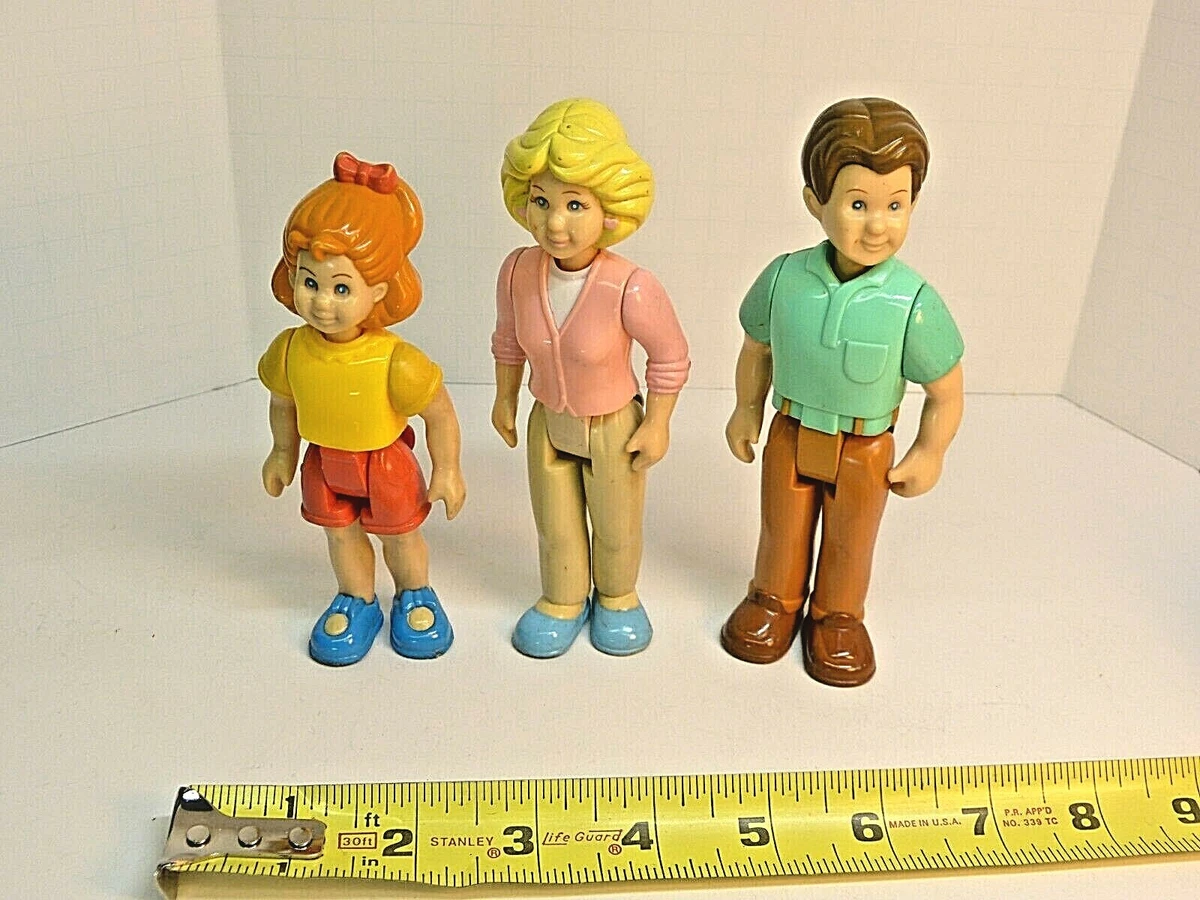 Little Tikes Dollhouse Grand Mansion Family Dad Mom Girl Figure Lot