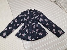 M&co Quilted Floral Coat Jacket Size 16