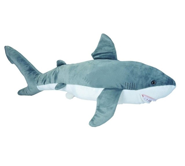 giant great white shark stuffed animal