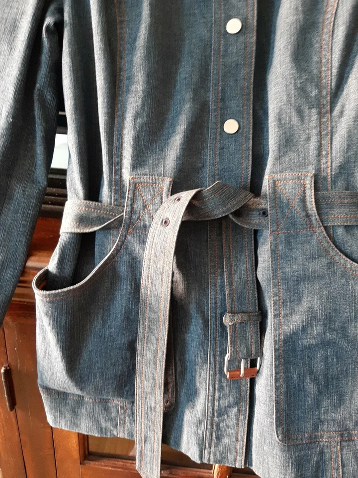 Nordstrom Studio 121 Denim/Jean Stretch Jacket Size L - Image 2 of 4