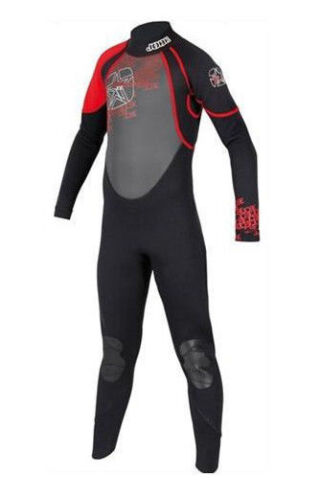 Jobe Full Suit Rebel Rosso Bambini Muta Nuoto Surf Wakeboard Sci Nautico