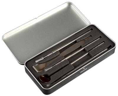 NIKKEN 5p Dental Werkzeug Set Edelstahl DT-5000 Silber Haushalt Dental Werkzeuge