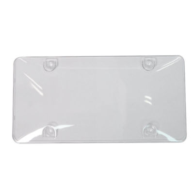 2 Unbreakable Clear Bubble License Plate Tag Holder Frame Bumper Shield Cover - Foto 2