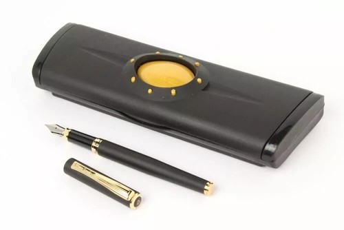 Pierre Cardin Golden Eye Fountain Pen F/Shipping - Foto 2 di 3