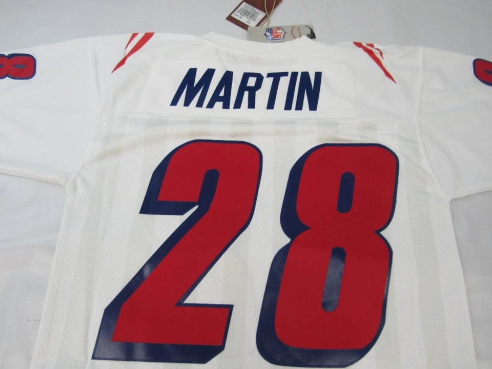 Nueva camiseta Mitchell & Ness 1996 Curtis Martin #28 New England Patriots para hombre $160 Foto 3 de 4