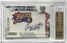 2009-10 Panini Rookies & Stars Jrue Holiday Auto Patch RC/449 BGS 9.5 w/10 Auto