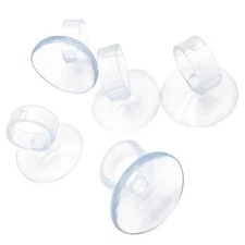 Silicone Aquarium Air Hose Airline Tube Clip Suction Cups Holders 20Pcs