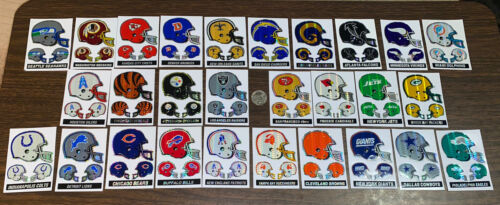 NFL Football Prismatic Stickers Early 1990’s Vintage 28 Teams - Afbeelding 1 van 10