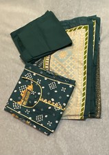 Pakistani Suit Gul Ahmed 3 Piece Chunri Shalwar Kameez- Size 20.9 In