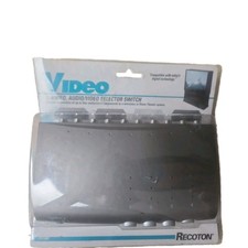 Sealed Recoton SV1000 S-Video Audio/Video 4-Selector Switch Vintage Gaming