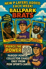 Ball Park Brats Parody / Art Trading Cards... New Players Added Weekly