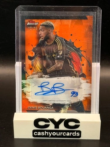 Denis Bouanga Auto Orange /25 #BA-DB 2024 Topps Finest Major League Soccer MLS