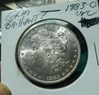 1883 O Morgan Silver Dollar Rare New Orleans BLAST WHITE GEM BRILLIANT UNC