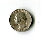 1964-P Washington Quarter 90% Silver | Uncertified Circulated
