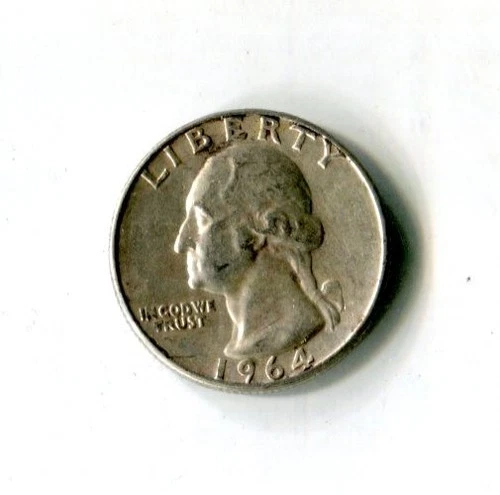 1964-P Washington Quarter 90% Silver | Uncertified Circulated