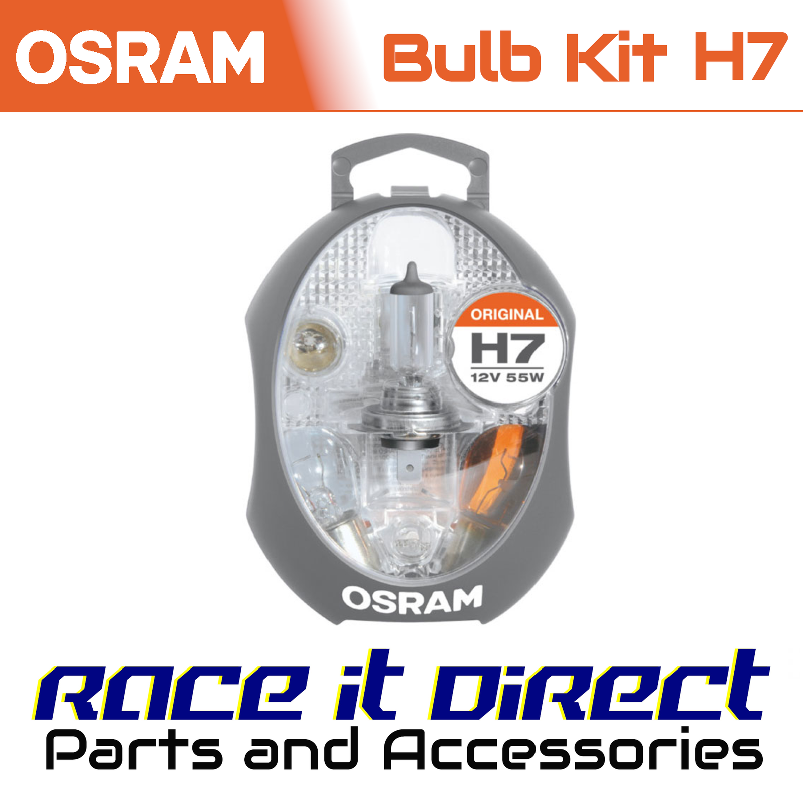 Osram H7 Bulb Kit for Triumph Daytona 675 SE 2011 12V 55W