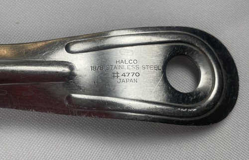 2x Vintage Halco Servierlöffel 15" Mess Hall Japan Edelstahl 18/8 #4770 2 Löffel - Bild 2 von 6