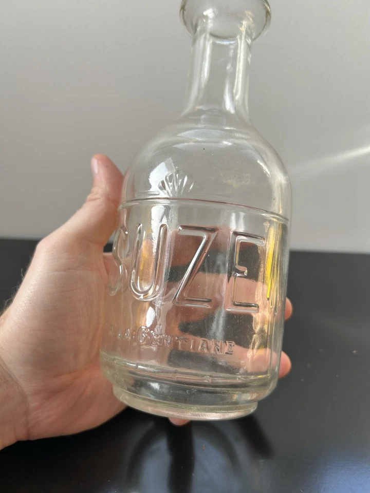 CARAFE PUBLICITAIRE SUZE GENTIANE PICHET VERRE - Photo 4/4