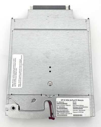 HP 466482-B21 Virtual Connect 8Gb 24-Port Fibre Channel Module - 3 Year Warranty - 第 4/5 張圖片