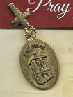 Saint Anthony Brass Cross & Pendant Necklace (B) — photo 4