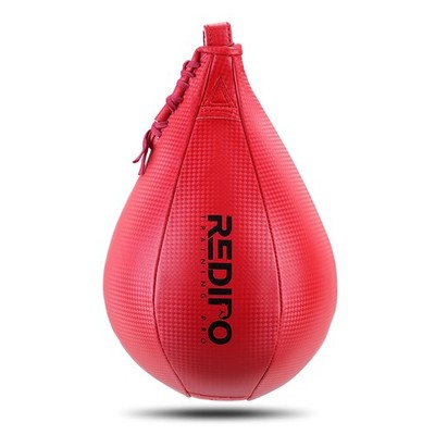 Redipo Boxing Speed Bag - PU Leather 7 inches x 10'', Red（10''x7''）