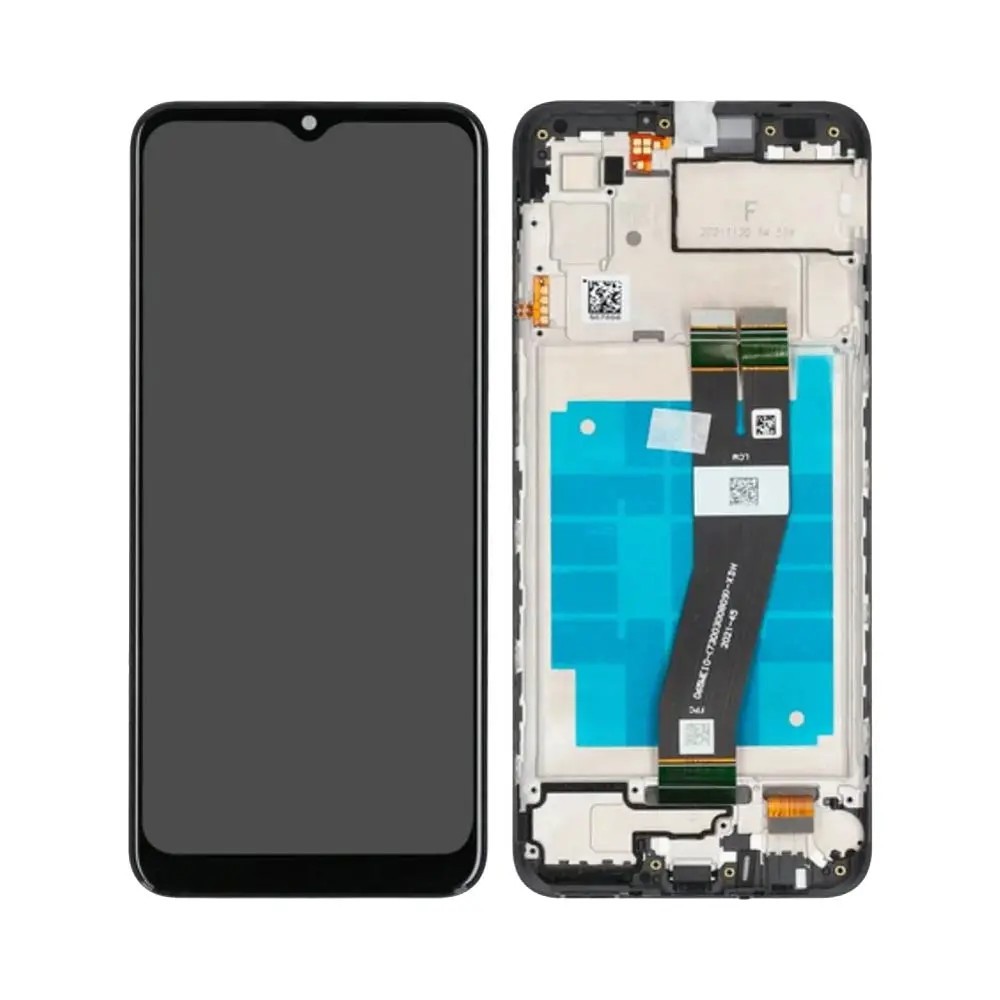 Bloc écran LCD tactile avec châssis pour Samsung A03 affichage haute fidélité