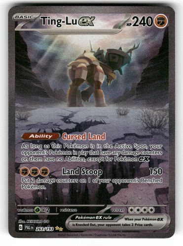 Ting-Lu ex NM 263/193 Holo Paldea Evolved Pokemon Special Illustration Rare