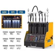 AUTOOL GDI Piezo Fuel Injector Cleaner Tester Ultrasonic Cleaning Machine Car