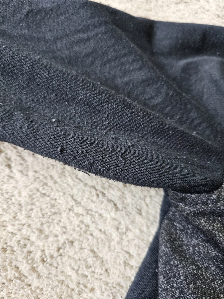 Urban Pipeline Vintage Y2K Black/Gray Full Zip Up Jacket W/Hood Mens Size XL - Imagem 4 de 4