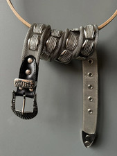 Vintage Chainmail Leather Belt