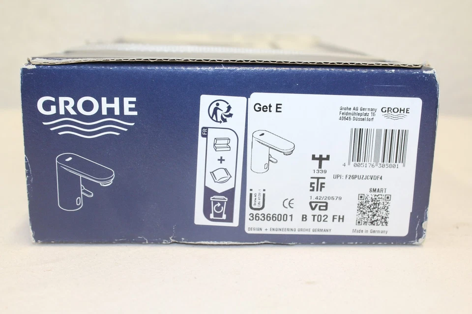 GROHE Get E Infrarot-Armatur für Waschtisch - Chrom (36366001) Neu Rechnung MwSt - Bild 4 von 4