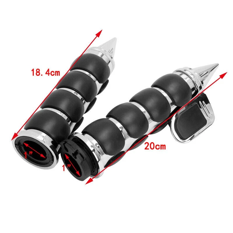 Empuñaduras de manillar de motocicleta de 1" para Honda VTX1300 VTX1800 Sabre VT 1100 1300 Foto 2 de 4