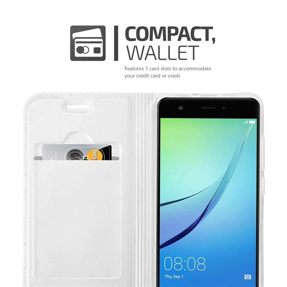 Custodia per Huawei NOVA Cover Portafoglio Protettiva Magnetica Case - Immagine 4 di 4