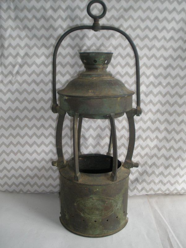 RARE Antique Maritime French Lantern Barbier & Fenestre Paris - Inc.  Copper ?